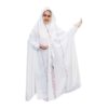 Islamisches weißes Namaz-Chador für Mädchen - Modell Yasamin