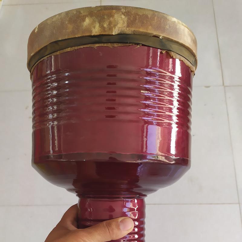 Kurdische Metall-Zarb-Trommel mit Ziegenhaut