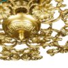 Messing Semi-flush Kronleuchter Florentin und Vintage-Stil Aysan