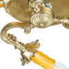 Messing Semi-flush Kronleuchter Florentin und Vintage-Stil Hiva