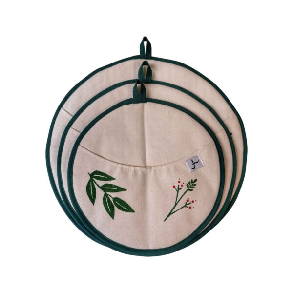 Damkoni - Persischer Reiskocher Bonnet Deckel Dampfsammler Set von 3 - Modell Blüte