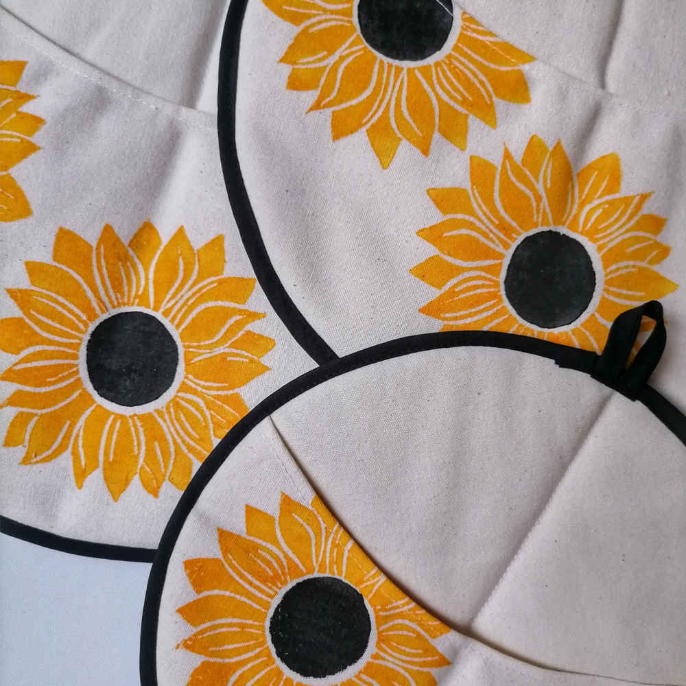 Damkoni – Persischer Reiskocher Bonnet Deckel Dampfsammler Set von 3 – Modell Sonnenblume