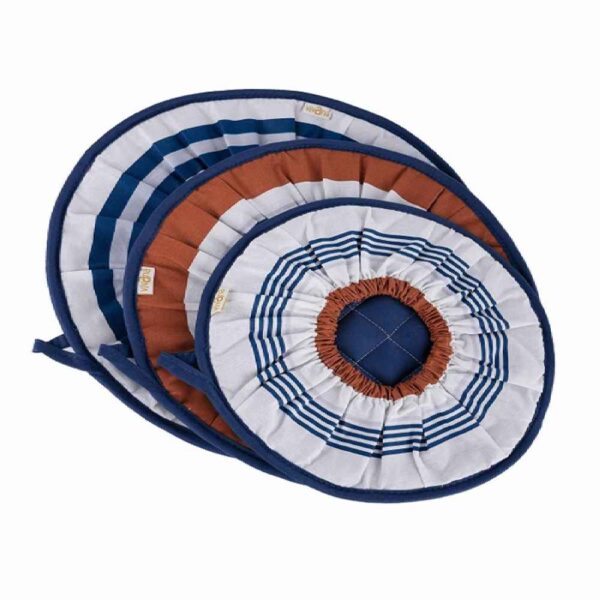 Damkoni - Persischer Reiskocher Bonnet Deckel Dampfsammler Set von 3 - Modell Vanille