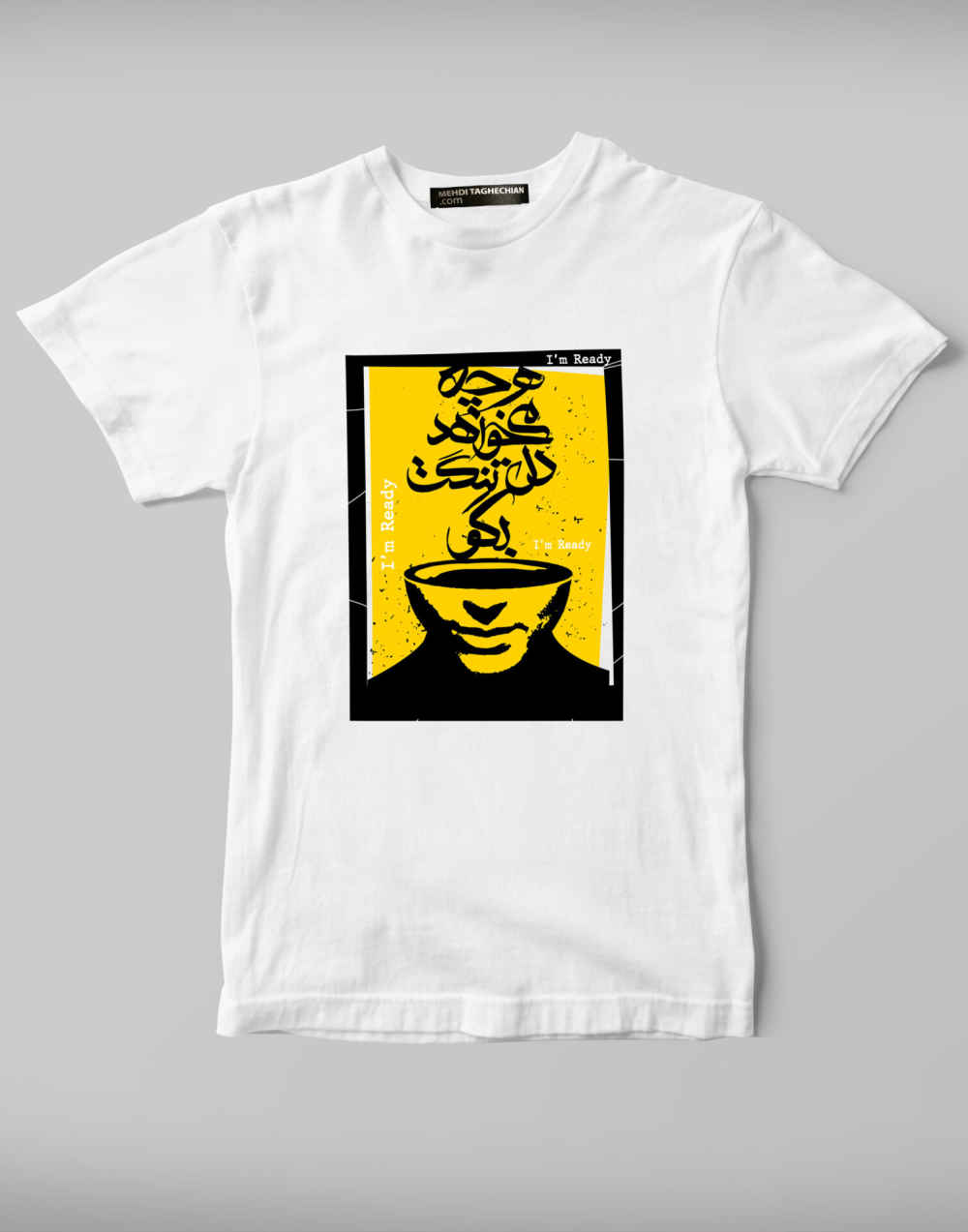 Unisex T-Shirt Modell Deltang – Zeitgenössischer Persischer Stil