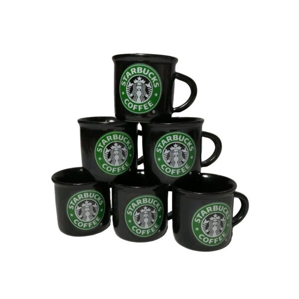 Persisches Espressotassen-Set 6er - Starbucks Keramik Demitasse-Stil