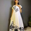 Damen Mode Kleid Modell Hesse Gharib