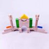 50-Teiliges Holzgeometrie-Puzzle – Umfassende Herausforderung