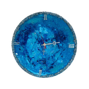 Handgefertigte Harz-Wanduhr – Abstrakter Stil Maria