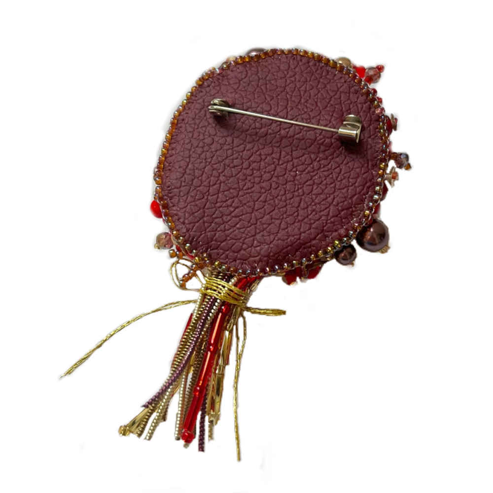 Feminines Perlen-Broschen-Nadel – Bouquet-Modell