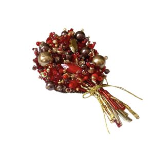 Feminines Perlen-Broschen-Nadel – Bouquet-Modell