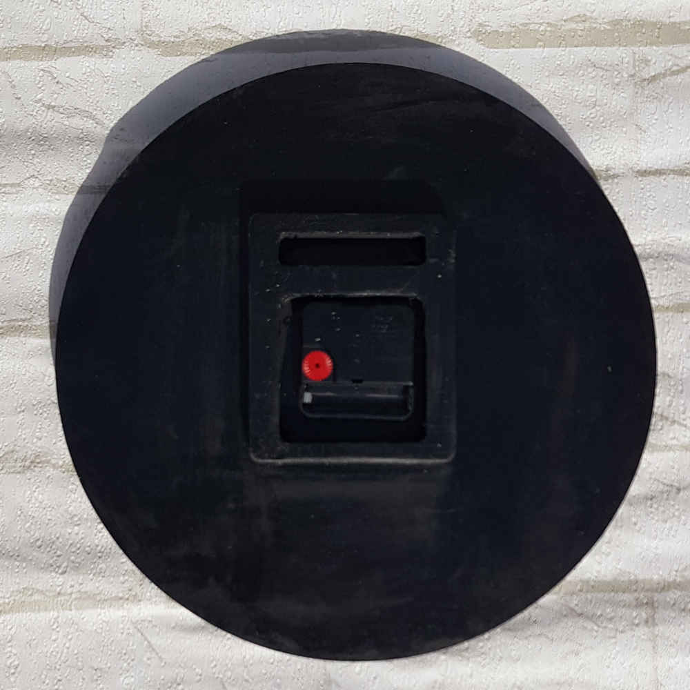 Handgefertigte Harz-Wanduhr – Abstrakter Stil Dunkelheit