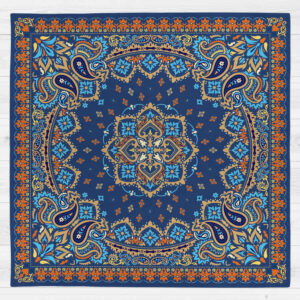 Samttischdecke Persische Eleganz Inspiriertes Design Sorena