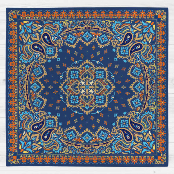 Samttischdecke Persische Eleganz Inspiriertes Design Sorena