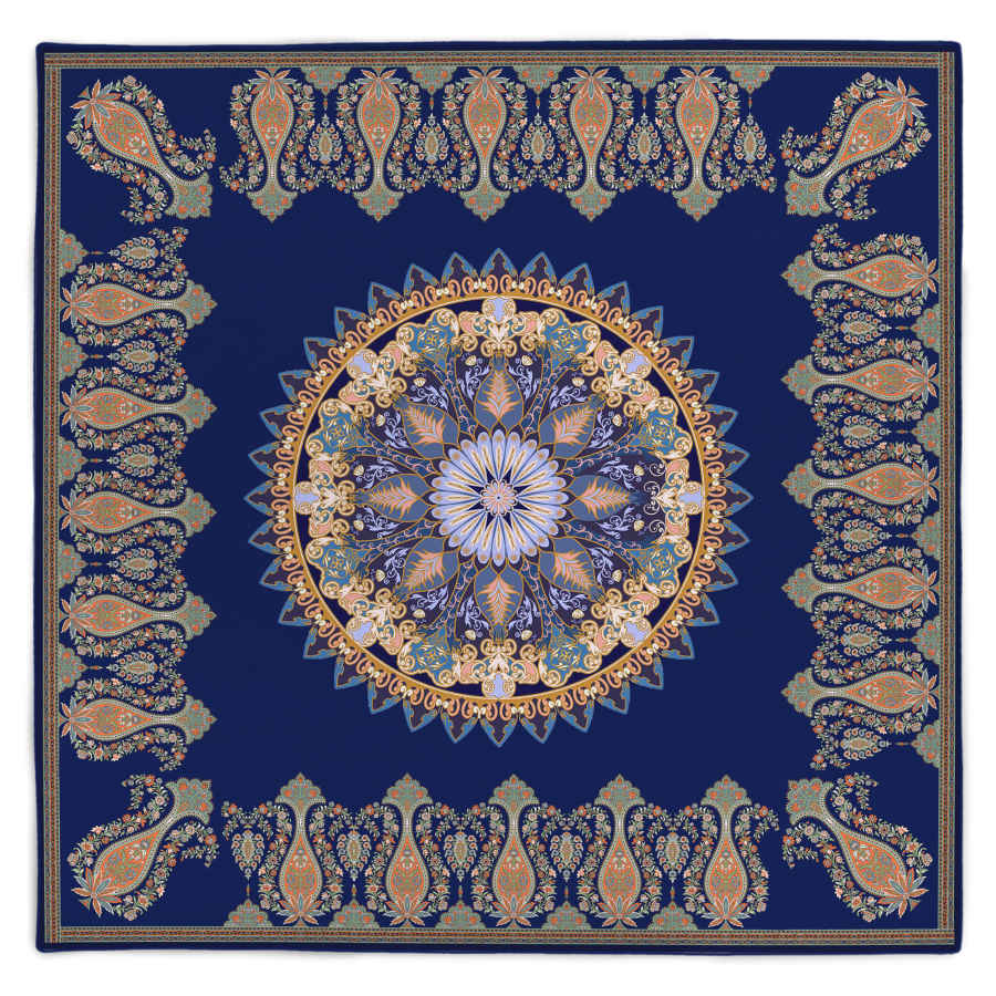 Samttischdecke Persische Eleganz Inspiriertes Design Elisa