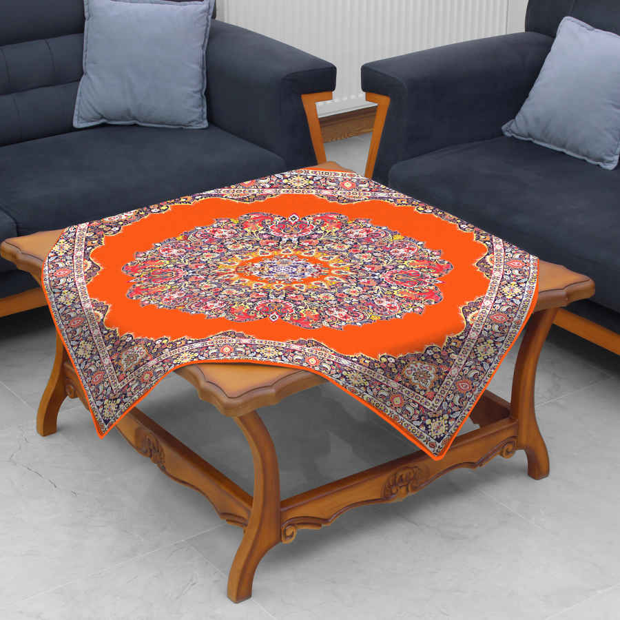 Samt Tischdecke Persische Eleganz Inspiriertes Design Boteh Jegheh