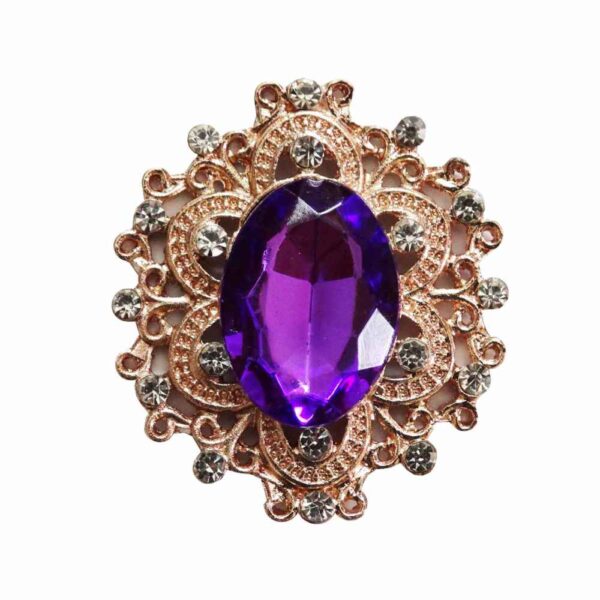 Klassische Rhinestone-Broschen-Nadel – Modell Negin