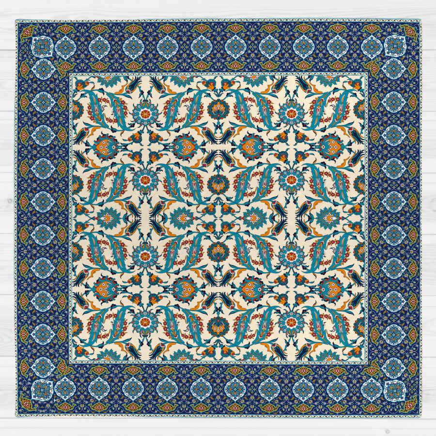 Samt Tischdecke Persische Eleganz Inspiriertes Design Eslimi