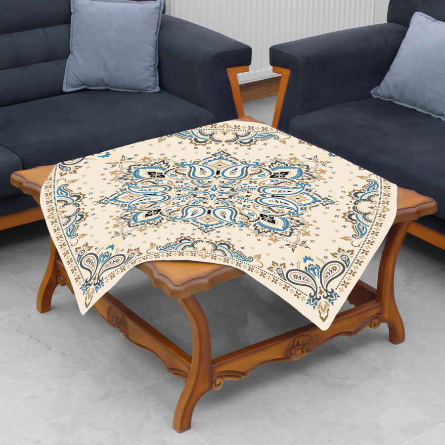 Samt Tischdecke Persische Eleganz Inspiriertes Design Yara
