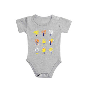 Grauer Snap Shoulder Baby Onesie Bodysuit