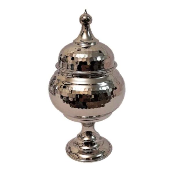 Handgefertigte persische Kupfer-Zuckerschale - gehämmert Fazli