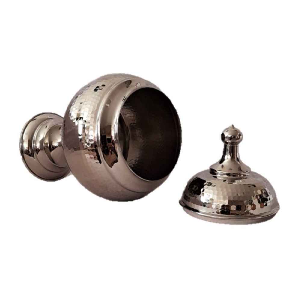 Handgefertigte persische Kupfer-Zuckerschale – gehämmert Fazli