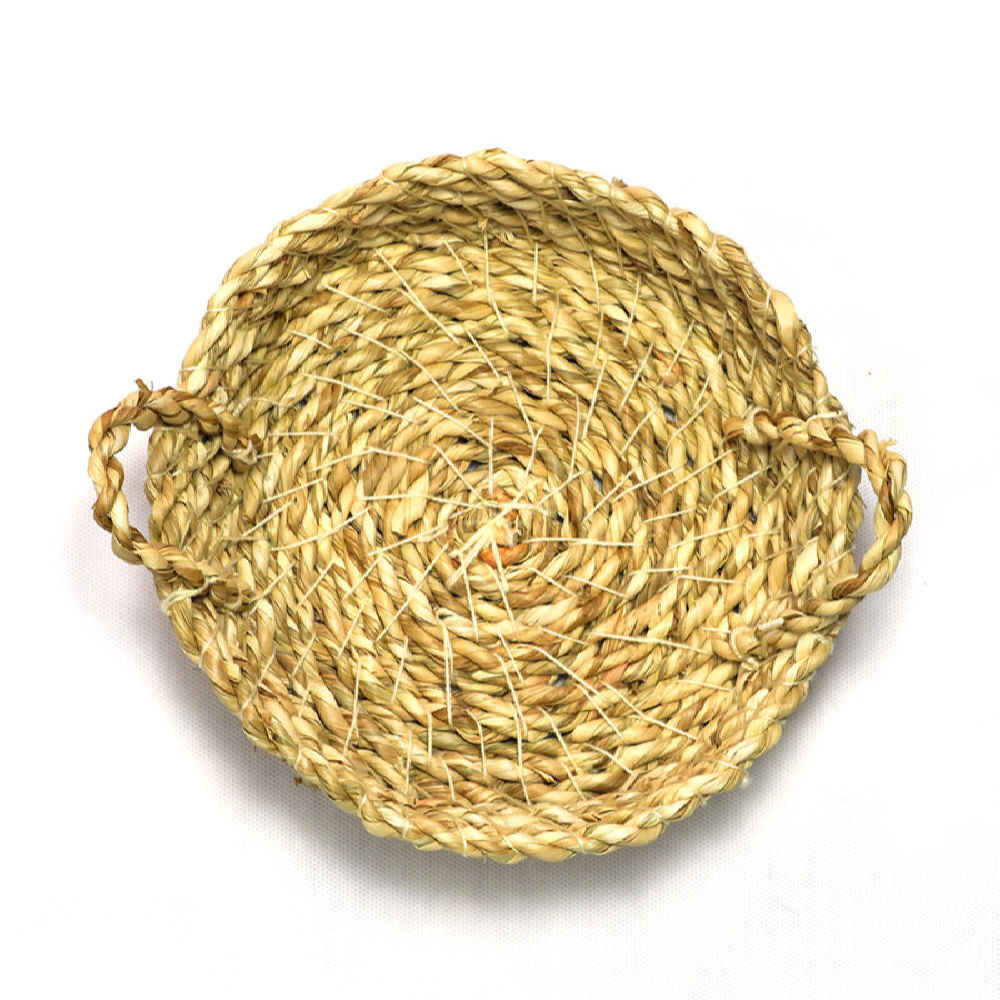 Persischer handgewebter Palmblatt-Aufbewahrungskorb Modell Tanin