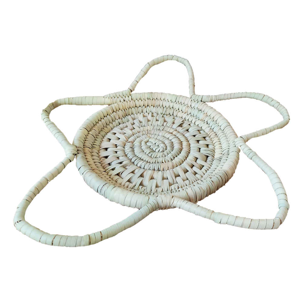 Persischer handgewebter Palmblatt-Korb Modell Tanaz