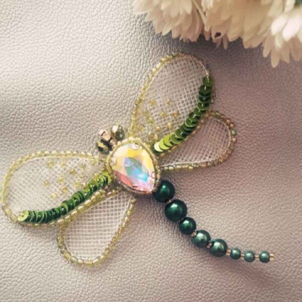 Handgefertigte Feminine Perlen-Broschen-Nadel – Sanjaghak-Modell