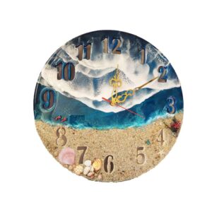 Handgefertigte Harz-Wanduhr – Abstrakter Stil Darya