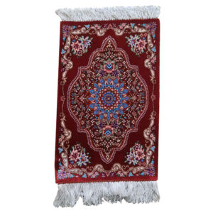 Handgeknüpfte Persische Teppich-Thema Seidentischdecke Blume