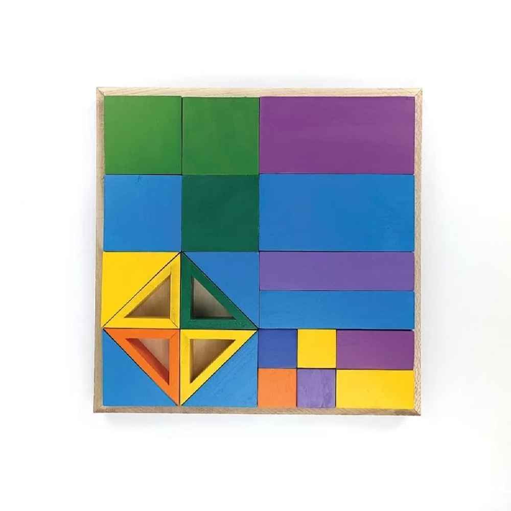 Kinder-Holzblock-Puzzle – Kreatives Lernspielzeug