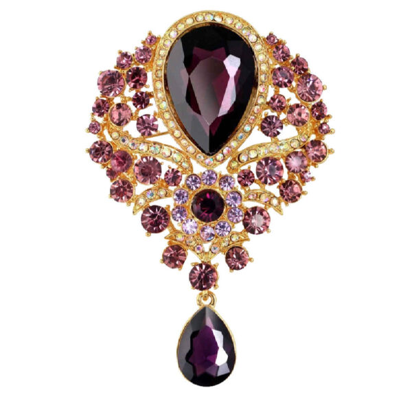 Rhinestone-Metal-Broschen-Nadel – Modell Javaher