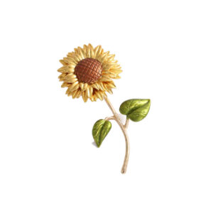 Blumen-Broschen-Nadel – Metall-Sonnenblumen-Design