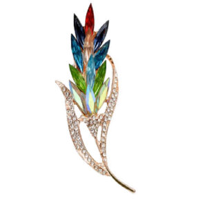 Blumen-Broschen-Nadel – Metall-Zivar-Design