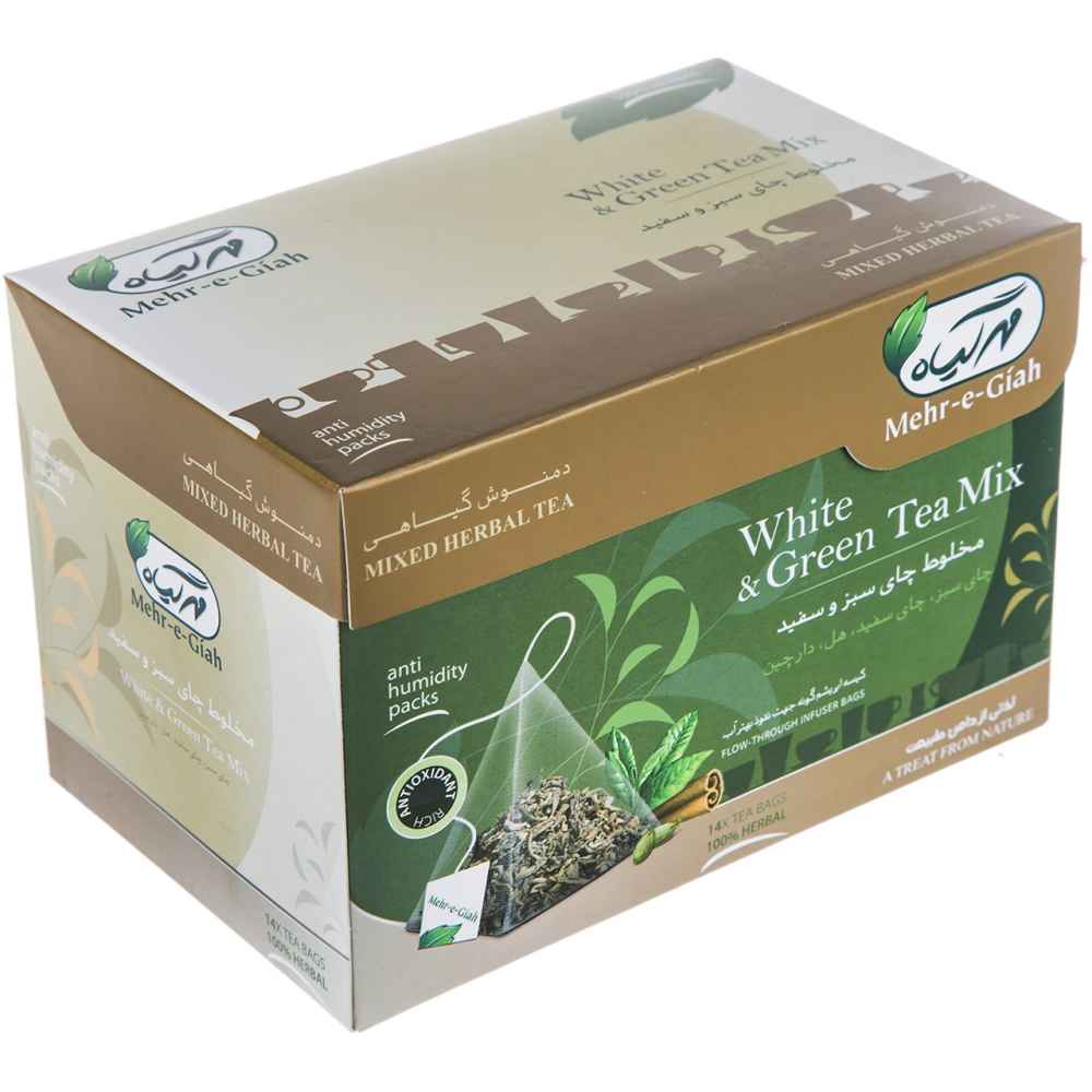 Kräutertee-Mischung: Grüner Tee, Weißer Tee, Kardamom & Zimt - 4 Packungen