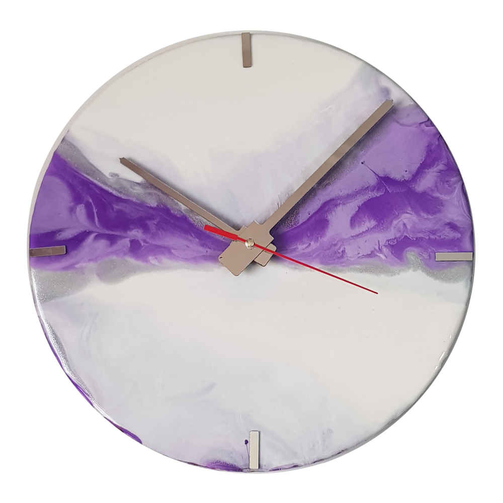 Handgefertigte Harz-Wanduhr - Abstrakter Stil Hoora