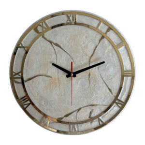 Handgefertigte Harz-Wanduhr – Abstrakter Stil Sahar