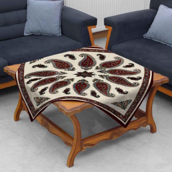 Samttischdecke Persische Eleganz Inspiriertes Design Sarvin