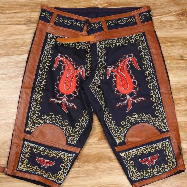 Persisches Zoorkhaneh Athletisches 3/4-Hosen Modell Leder