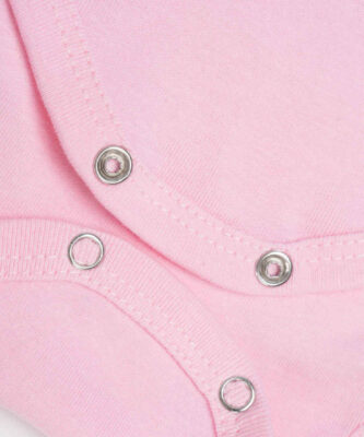 Pinker Lap Shoulder Baby Onesie Bodysuit