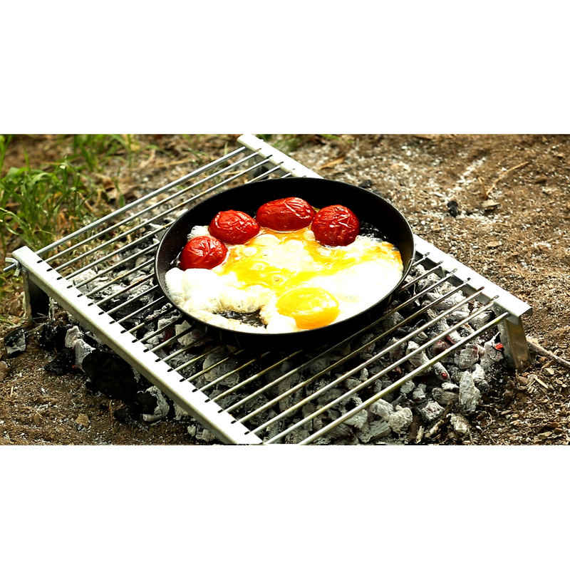 Tragbarer & Klappbarer Campinggrill für Outdoor-Kochen Ariaman
