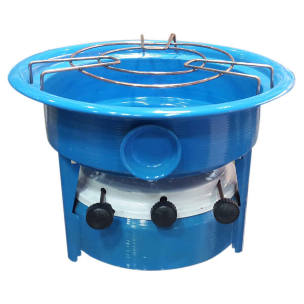 Tragbarer Outdoor-Öl-Campingkocher mit Drei Brennern – Vielseitig und Leistungsstark