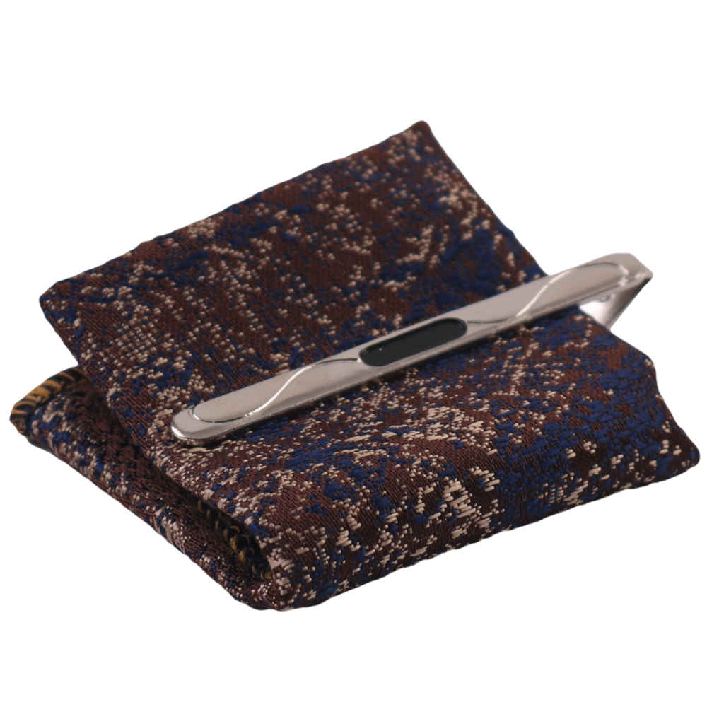 Herrenkrawatte, Taschentuch & Manschettenknöpfe Set – Luxuriös Dorna