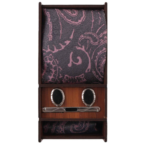 Herrenkrawatte, Taschentuch & Manschettenknöpfe Set - Luxuriös Erfan