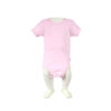 Unifarben Kurzarm Baby Onesie Bodysuit