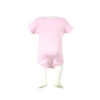 Unifarben Kurzarm Baby Onesie Bodysuit