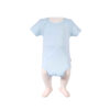 Unifarben Kurzarm Baby Onesie Bodysuit