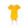 Unifarben Kurzarm Baby Onesie Bodysuit