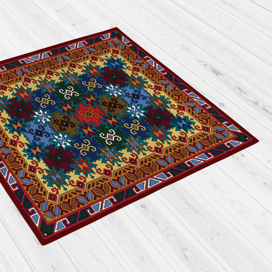 Samt Tischdecke Persische Eleganz Inspiriertes Design Elin