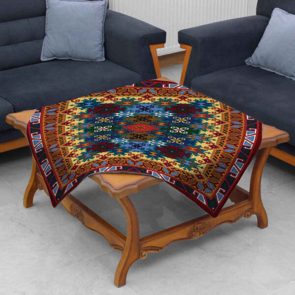 Samt Tischdecke Persische Eleganz Inspiriertes Design Elin